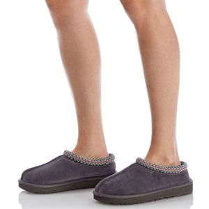 NWOT Ugg Tasman women’s slippers in a cozy gray — brand new, never worn